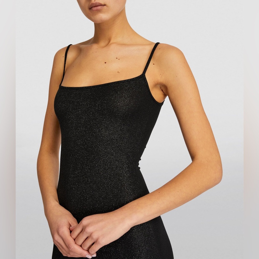 NWT SKIMS Lounge Shimmer Maxi Dress